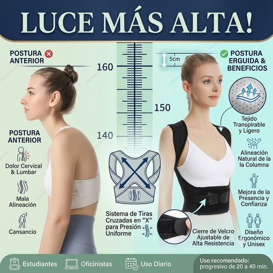 Corrector de Postura con Soporte Lumbar
