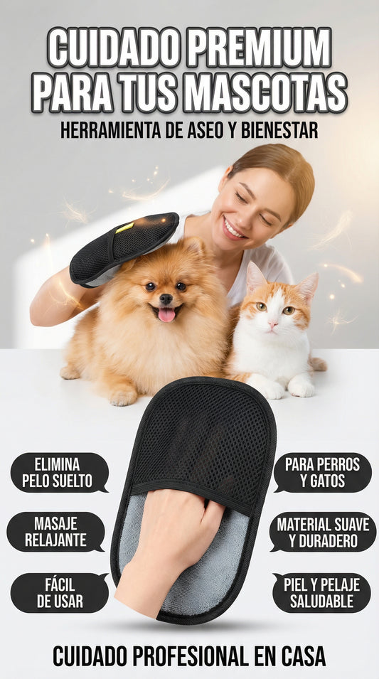 🧤 Pack de 3 Guantes Removedores de Pelo