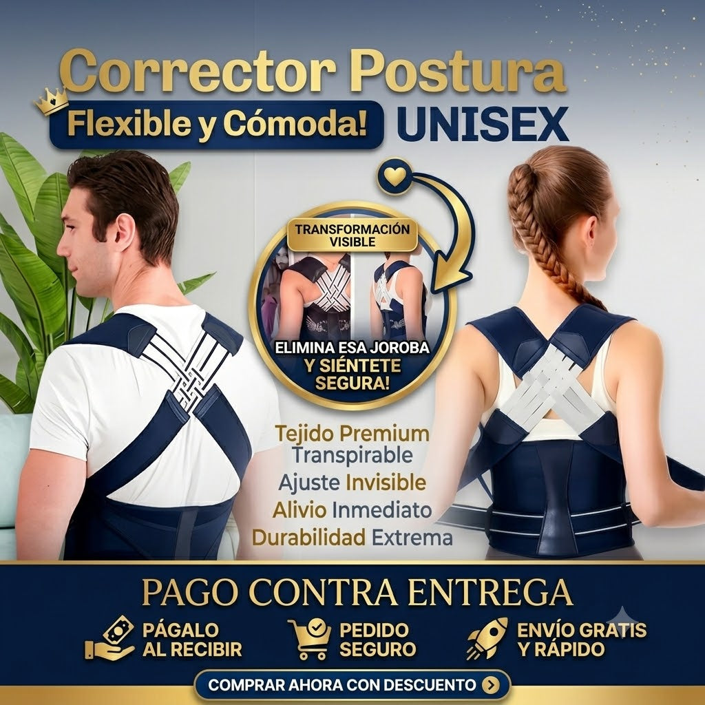 Corrector de Postura con Soporte Lumbar