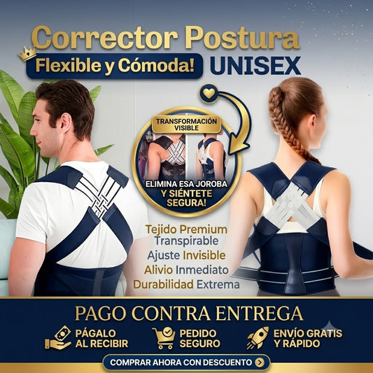 Corrector de Postura con Soporte Lumbar