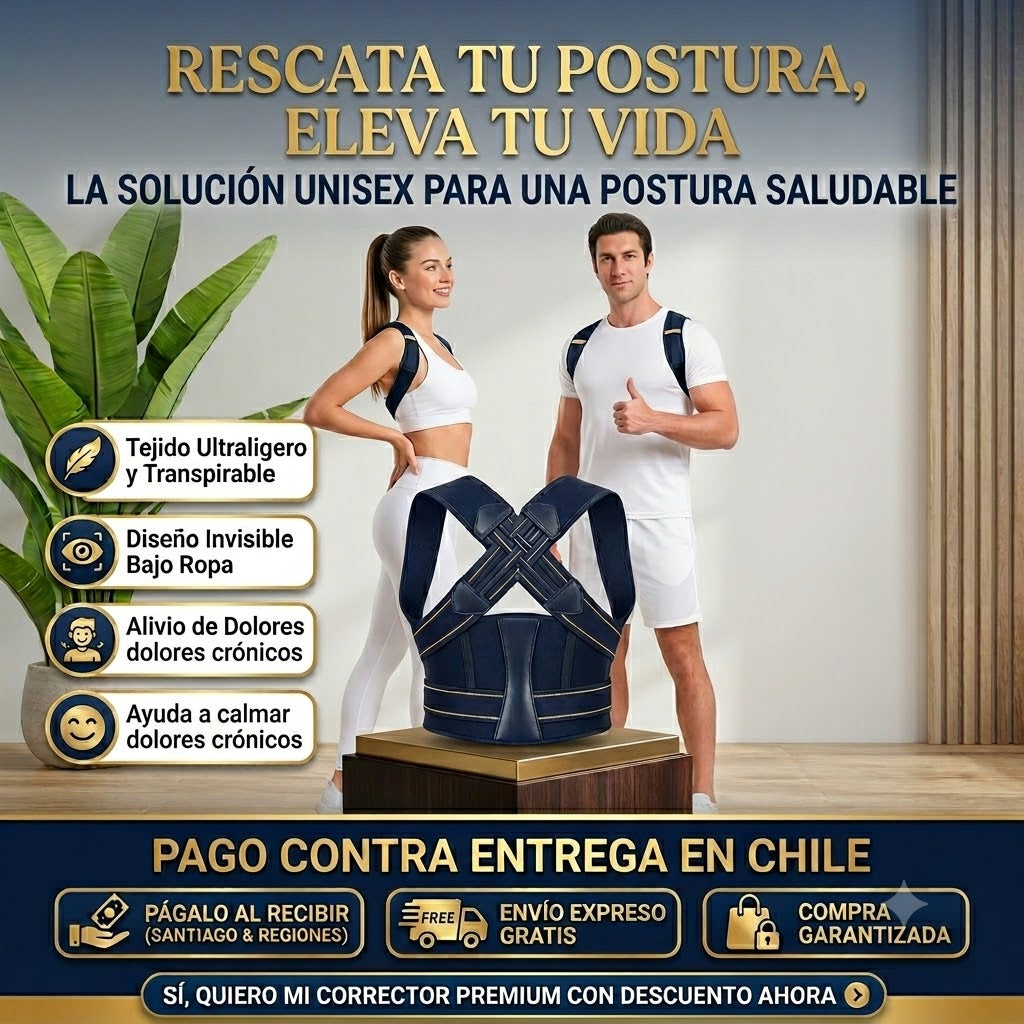 Corrector de Postura con Soporte Lumbar