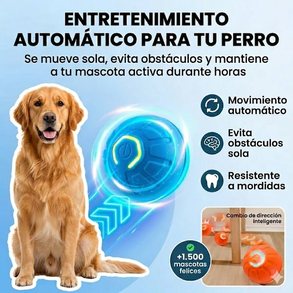 🐱🐶 Pelota Mágica Interactiva para Mascotas