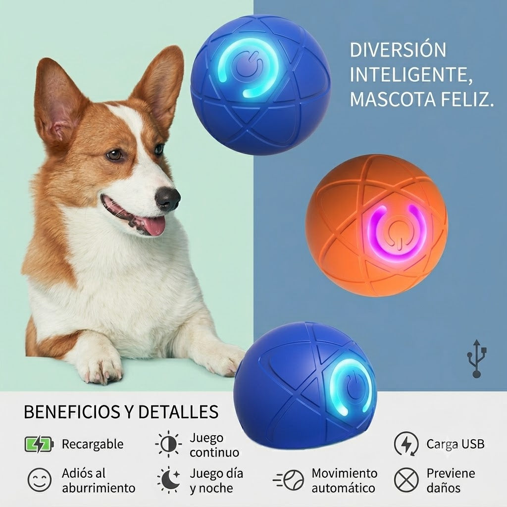🐱🐶 Pelota Mágica Interactiva para Mascotas