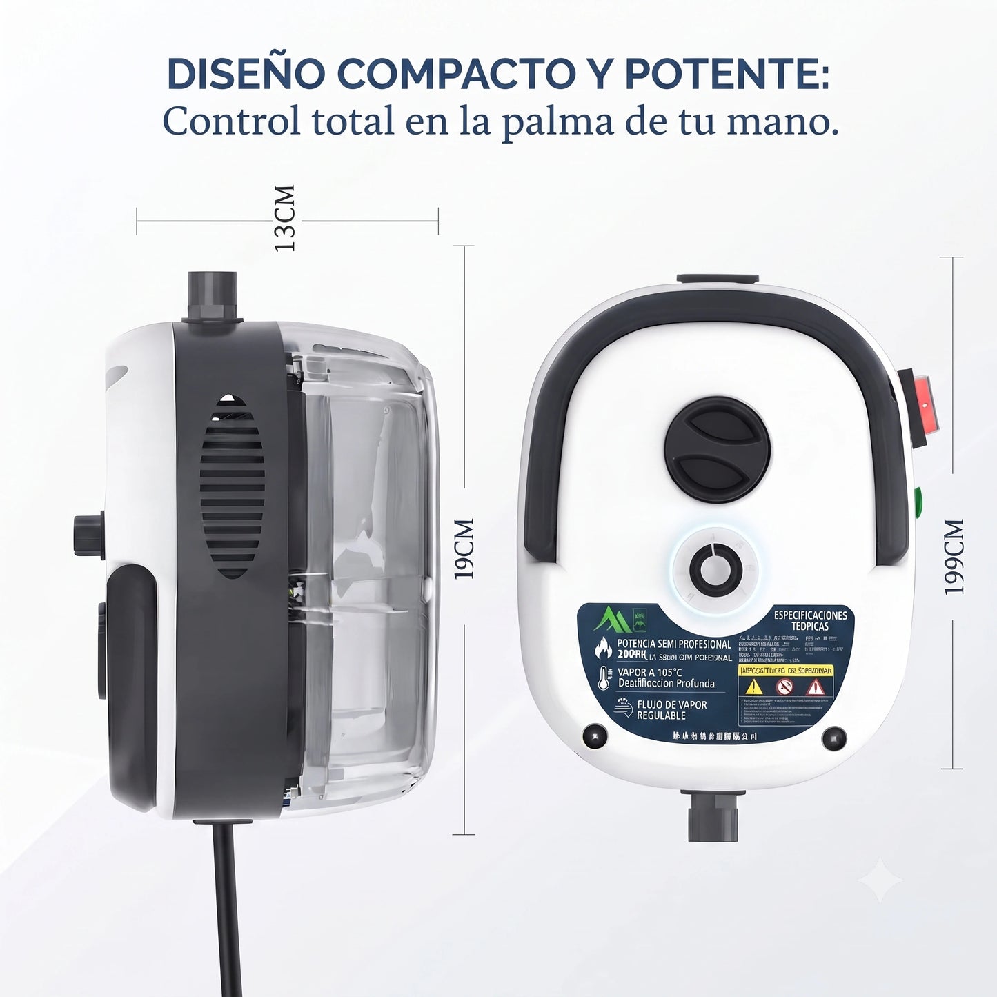 Limpiador A Vapor Portátil