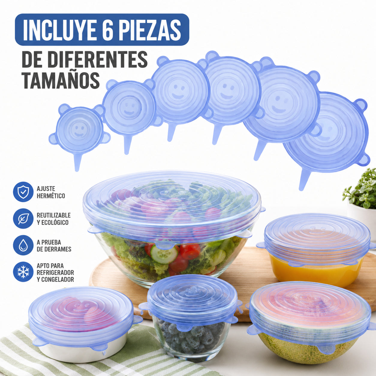 Tapas siliconas