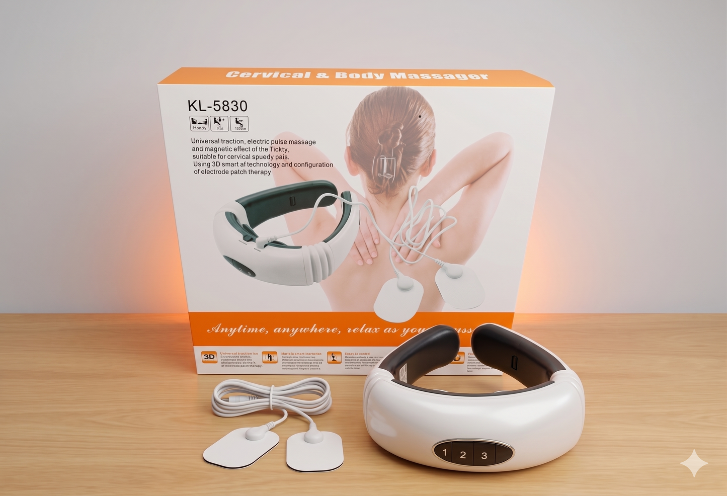 Masajeador Cervical Digital 2 Electrodos