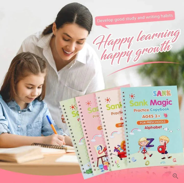 Set cuaderno magic caligrafia montessori ✍️