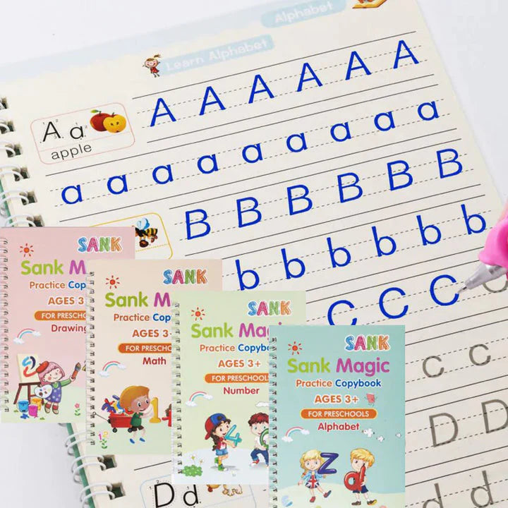 Set cuaderno magic caligrafia montessori ✍️