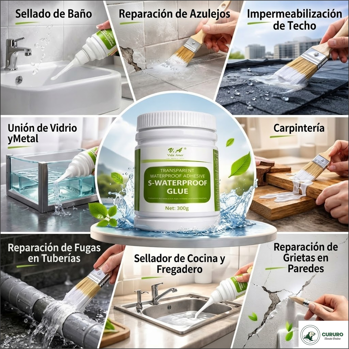 Sellador Impermeable 300Gr + Brocha